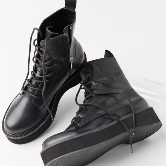 Urban Outfitters Shoes - UO Gemma Utility Boot Black